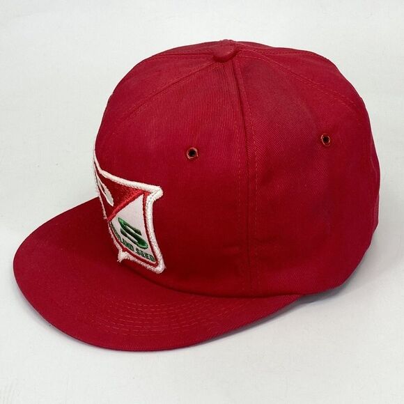 Vintage K-Brand DS Dairyland Seed Snapback Trucker Hat Red USA Made (H5) - Picture 5 of 11
